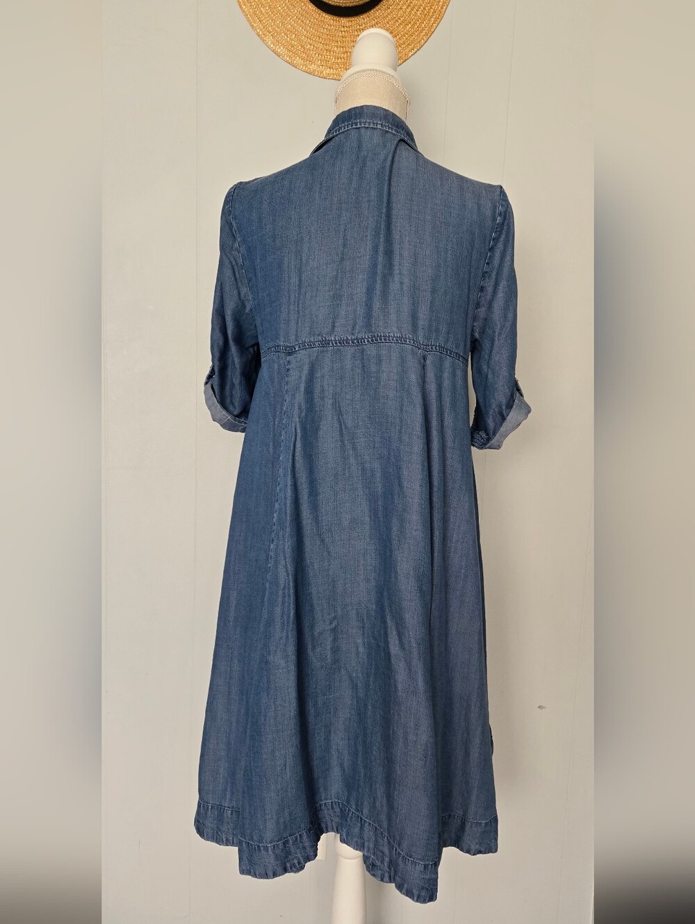 Chelsea & Theodore Light Blue Denim Top - Picture 4 of 5